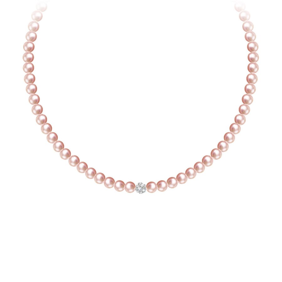 Preciosa Perličkový náhrdelník Velvet Pearl Preciosa 2218 69 - Náhrdelníky