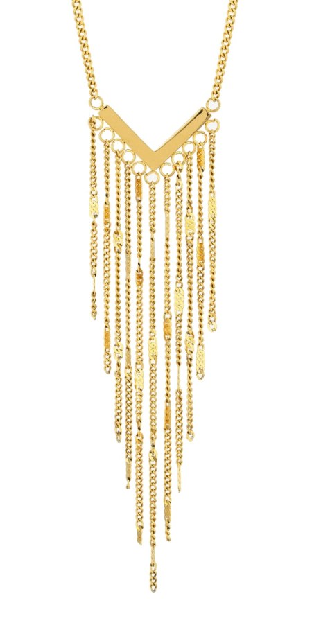 Preciosa Slušivý pozlacený ocelový náhrdelník Milano 7464Y00 - Náhrdelníky