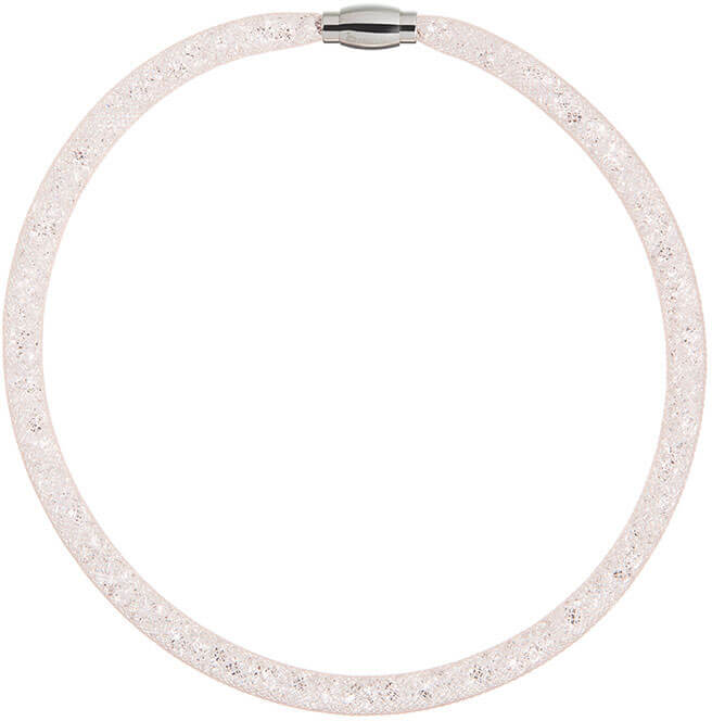Preciosa Třpytivý náhrdelník Scarlette světle broskvový 7250 49 - Náhrdelníky