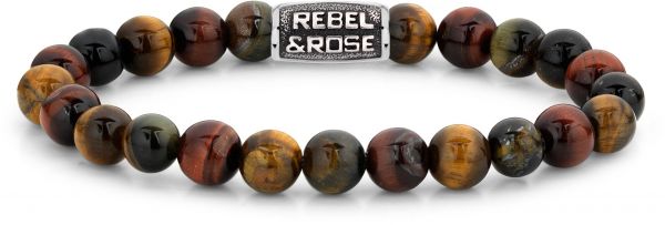 Rebel a Rose Korálkový náramek Who`s afraid of the Tiger RR-80095-V 19 cm - L - Náramky Náramky z minerálů