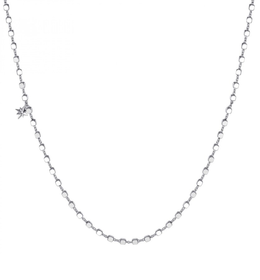 Rosato Stříbrný kostičkový náhrdelník na přívěsky Storie RZC016 - Náhrdelníky