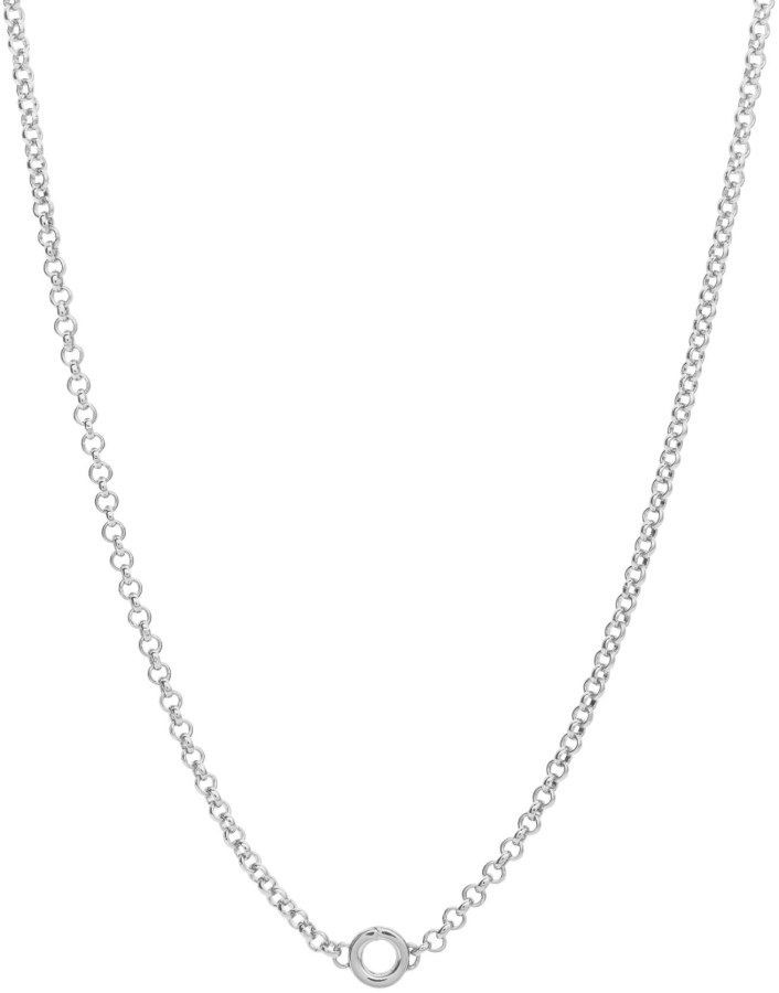 Rosato Stříbrný náhrdelník s kroužkem na přívěsky Storie RZC003 - Náhrdelníky