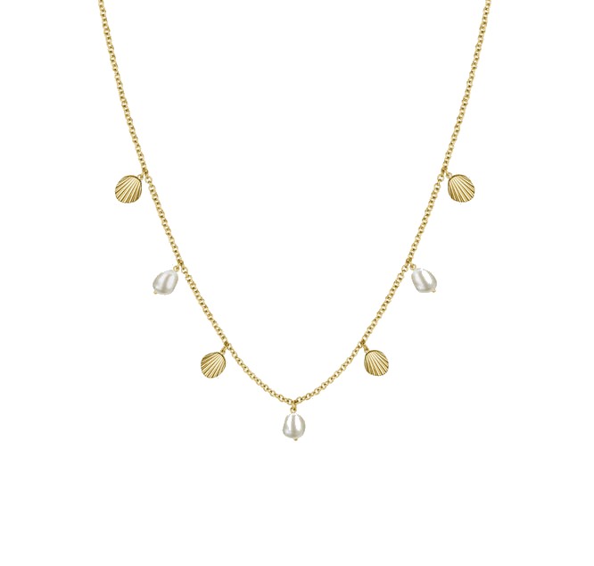 Rosefield Stylový pozlacený náhrdelník Amber JMSPNG-J161 - Náhrdelníky