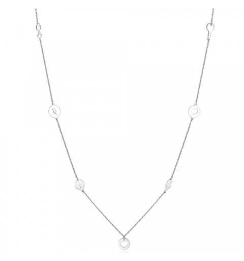 S`Agapõ Ocelový náhrdelník s ozdobami Hidden SHD01 - Náhrdelníky