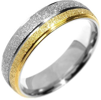 Silvego Snubní ocelový prsten Flers RRC0365 55 mm - Prsteny Prsteny bez kamínku