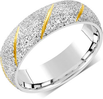 Silvego Snubní prsten pro muže i ženy z oceli RRC22799 55 mm - Prsteny Snubní prsteny Snubní prsteny bez kamínku