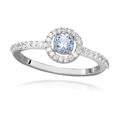 Silver Cat Elegantní stříbrný prsten s kubickými zirkony SC491 56 mm - Prsteny Prsteny s kamínkem