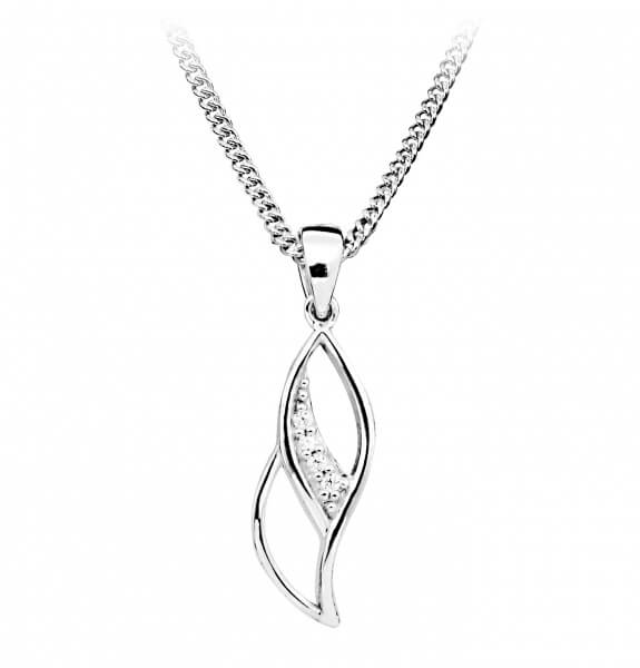 Silver Cat Módní náhrdelník se zirkony SC399 - Náhrdelníky