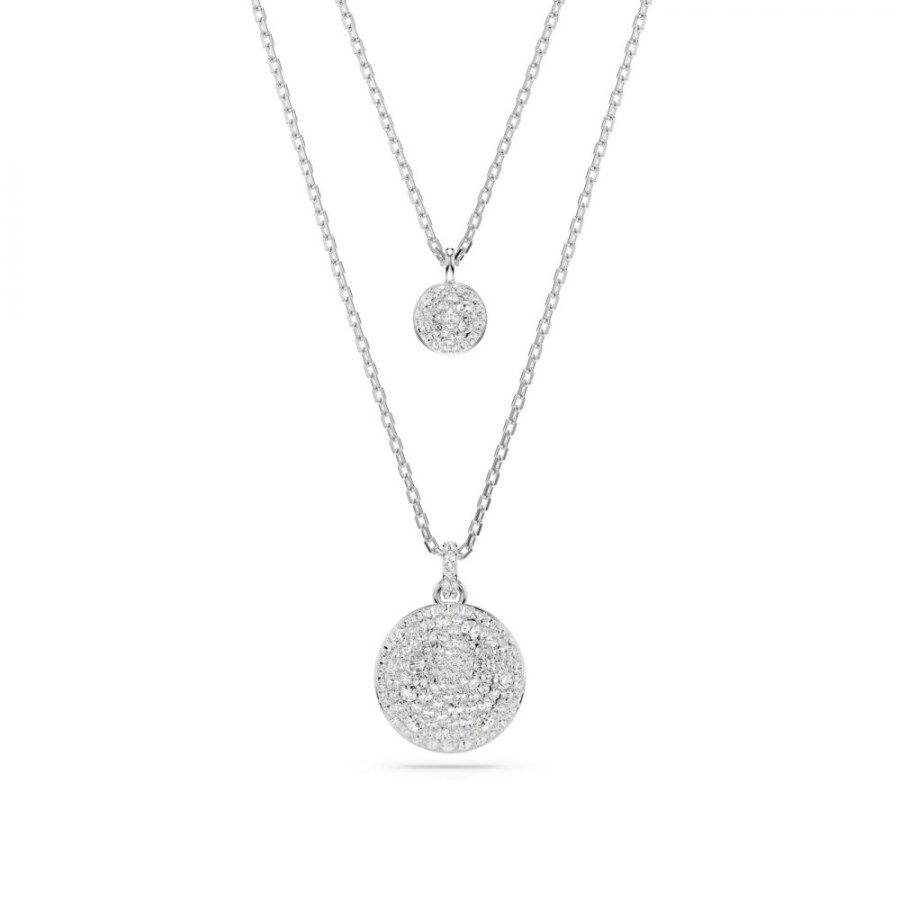 Swarovski Dvojitý náhrdelník se zirkony Meteora 5684244 - Náhrdelníky