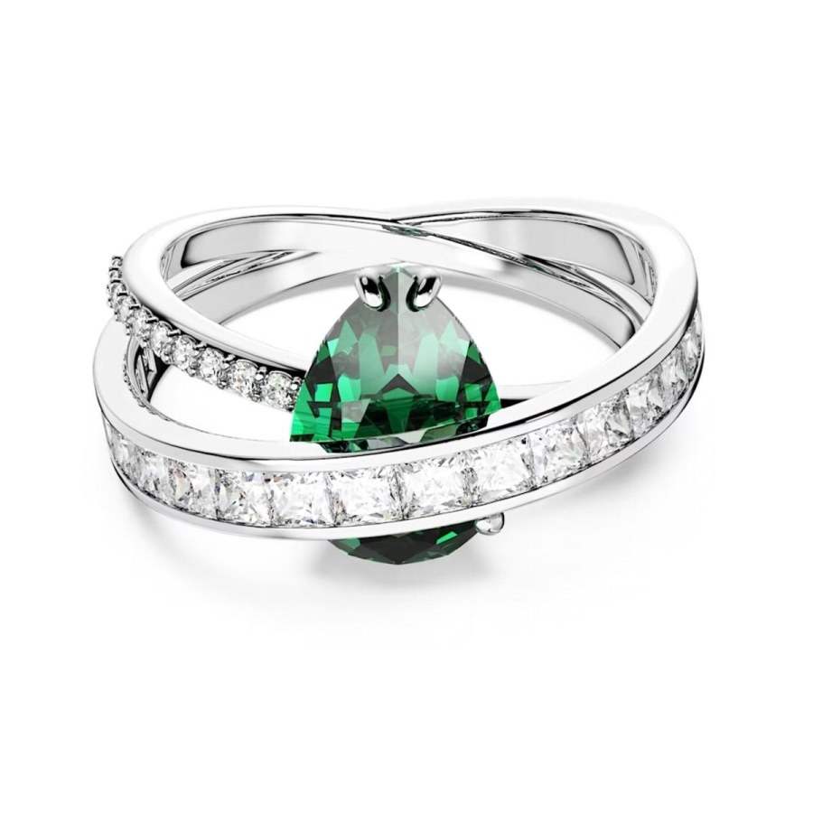 Swarovski Elegantní třpytivý prsten pro ženy Hyperbola 5665362 55 mm - Prsteny Prsteny s kamínkem