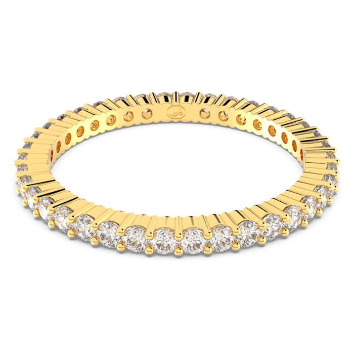 Swarovski Luxusní pozlacený prsten Vittore 5028972 55 mm - Prsteny Prsteny s kamínkem