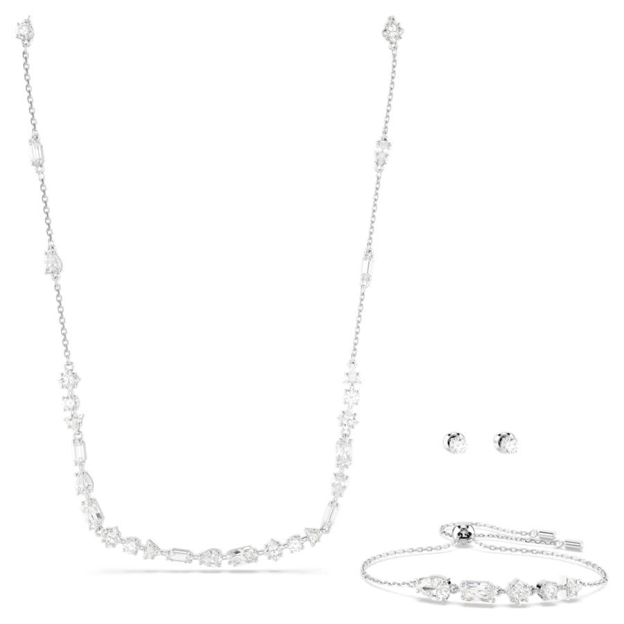 Swarovski Luxusní sada šperků s krystaly Mesmera 5665877 (náušnice, náramek, náhrdelník)