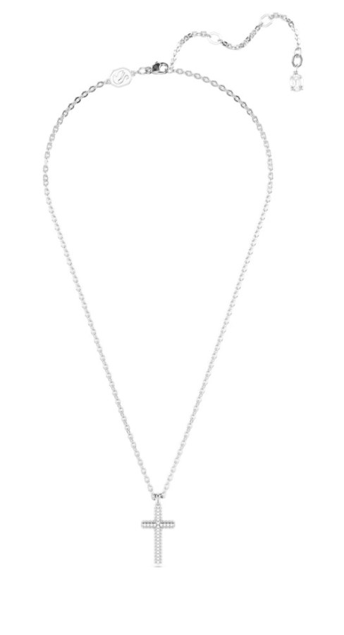Swarovski Nadčasový náhrdelník Kříž s krystaly Insigne 5675577 - Náhrdelníky