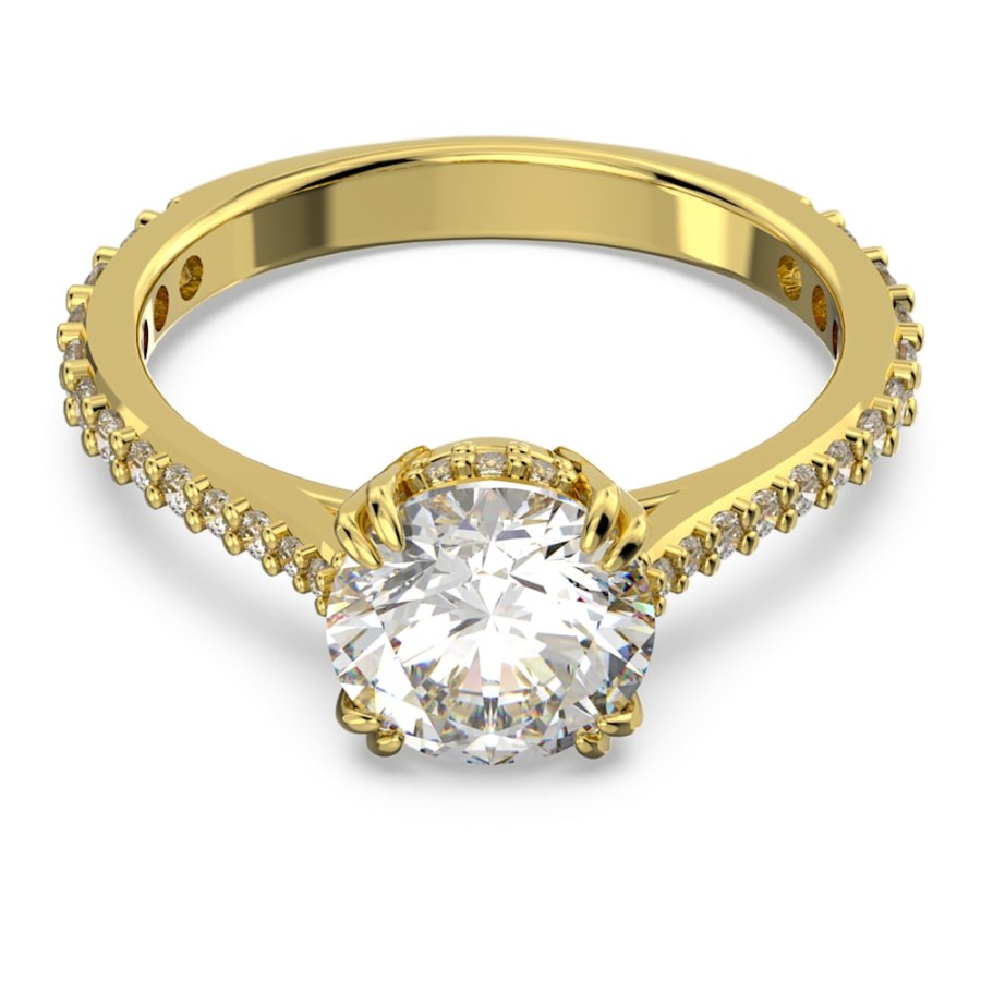 Swarovski Nádherný pozlacený prsten s krystaly Constella 5642619 52 mm - Prsteny Prsteny s kamínkem