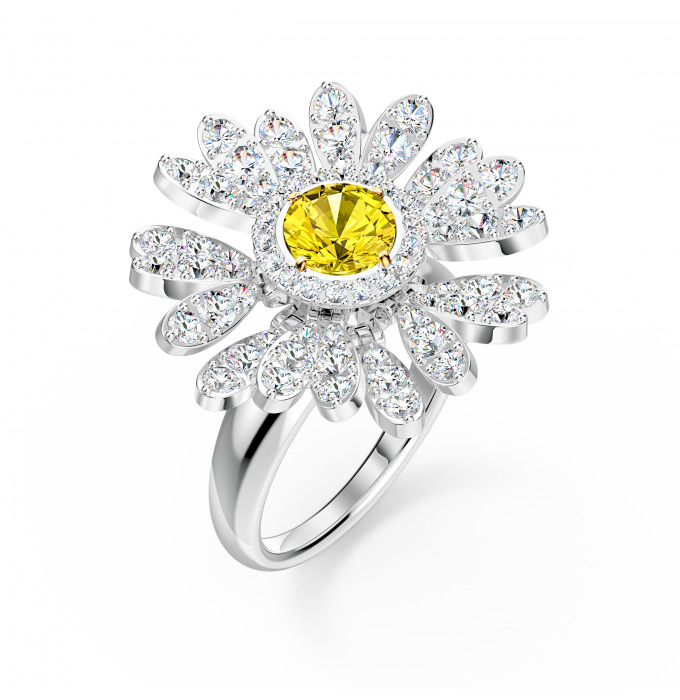 Swarovski Půvabný prsten s krystaly Eternal Flower 5534936 52 mm - Prsteny Prsteny s kamínkem