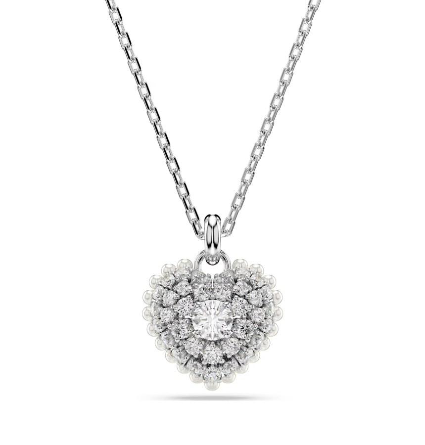 Swarovski Romantický náhrdelník Srdce se zirkony Hyperbola 5684386 - Náhrdelníky