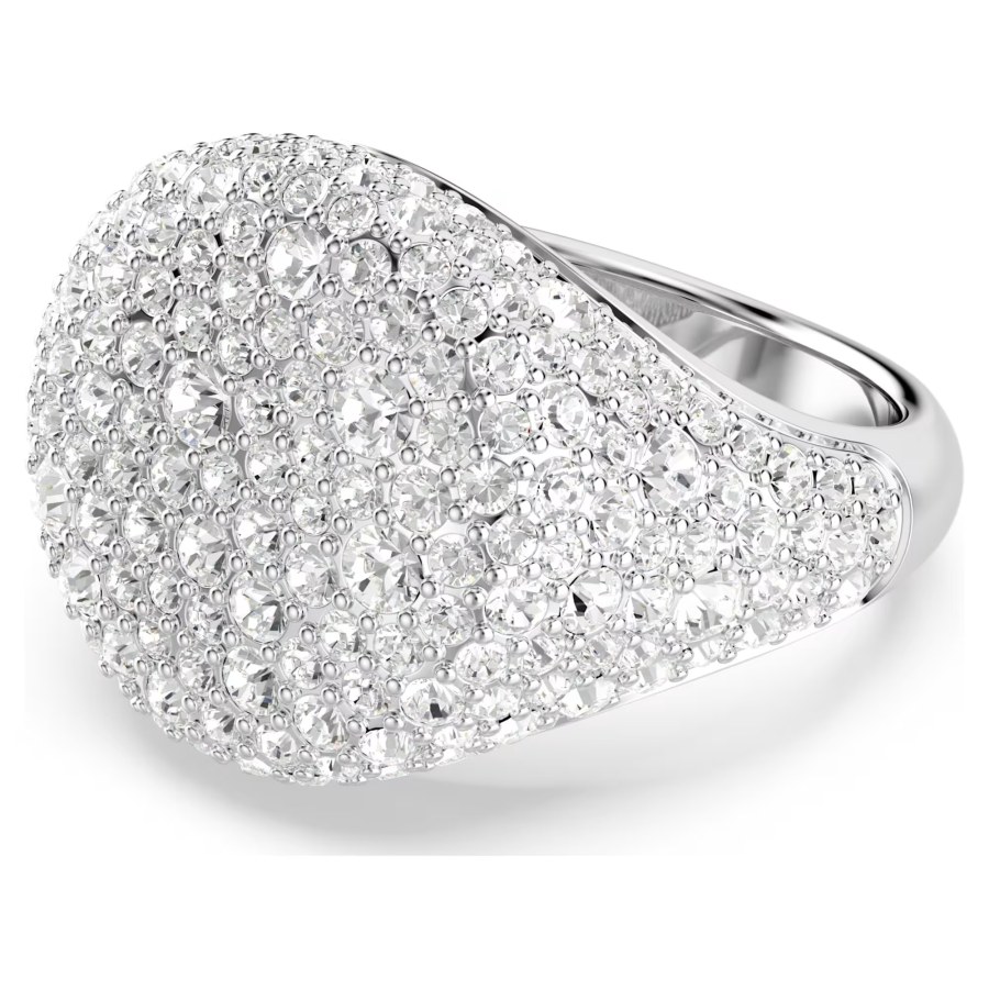 Swarovski Výrazný prsten s čirými křišťály Meteora 568424 58 mm - Prsteny Prsteny s kamínkem