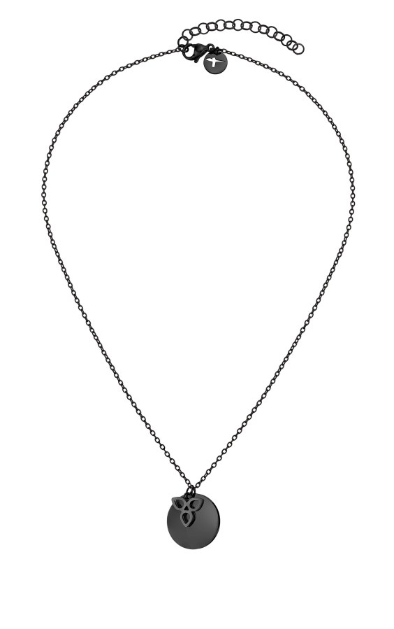 Tamaris Moderní černý náhrdelník s přívěsky TJ-0122-N-45 - Náhrdelníky