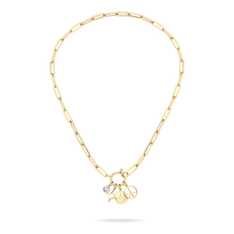 Tamaris Moderní pozlacený náhrdelník s přívěsky TJ-0421-N-40 - Náhrdelníky