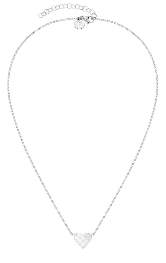 Tamaris Romantický ocelový náhrdelník Logomania Heart TJ-0525-N-45
