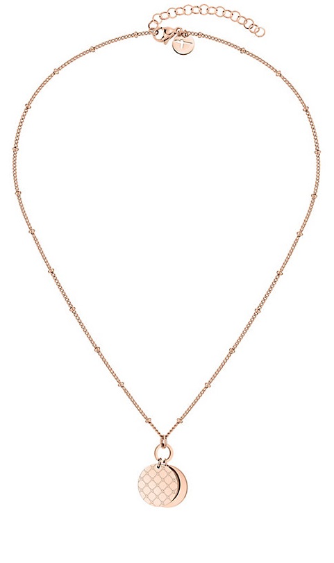 Tamaris Stylový bronzový náhrdelník TJ-0048-N-45 (řetízek, přívěsky) - Náhrdelníky