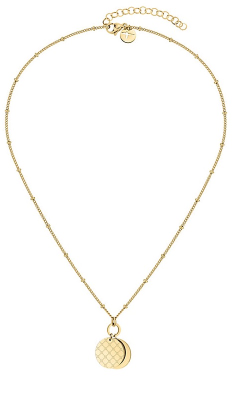 Tamaris Stylový pozlacený náhrdelník TJ-0047-N-45 (řetízek, přívěsky) - Náhrdelníky