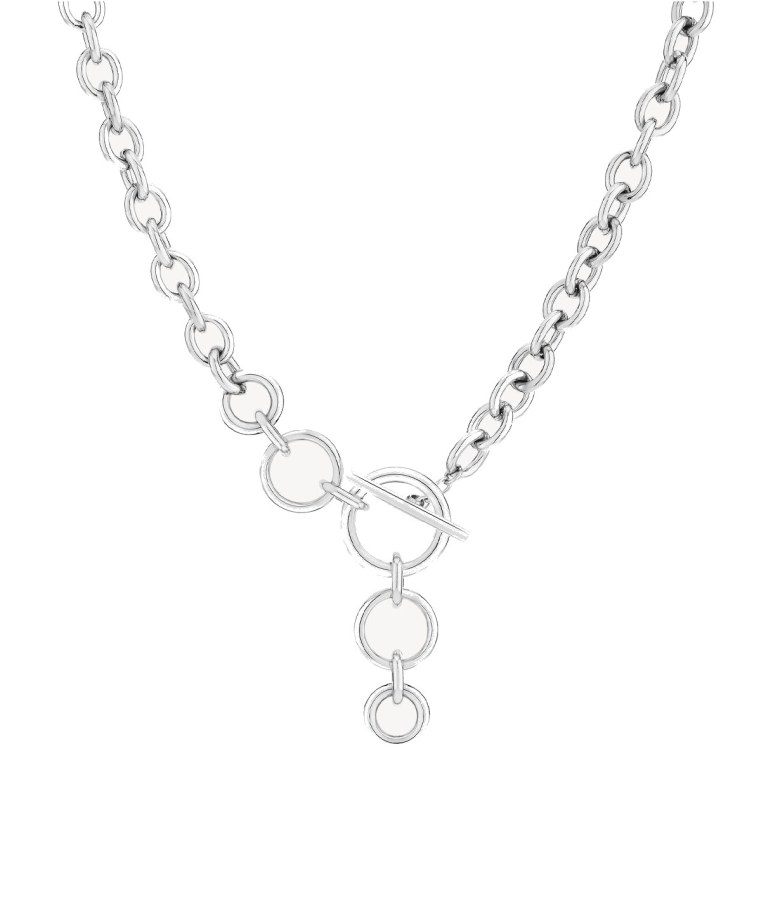 Tamaris Výrazný ocelový náhrdelník TJ-0205-N-45