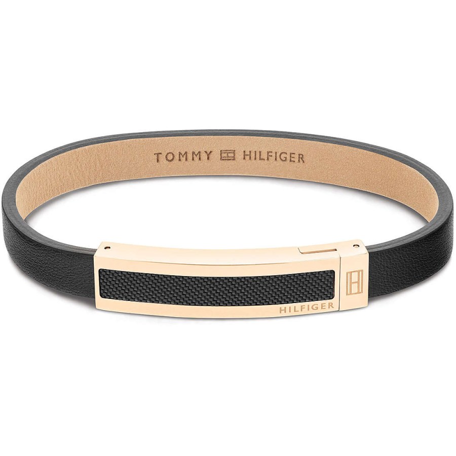 Tommy Hilfiger Fashion kožený náramek Women Texture 2790399 - Náramky Kožené náramky