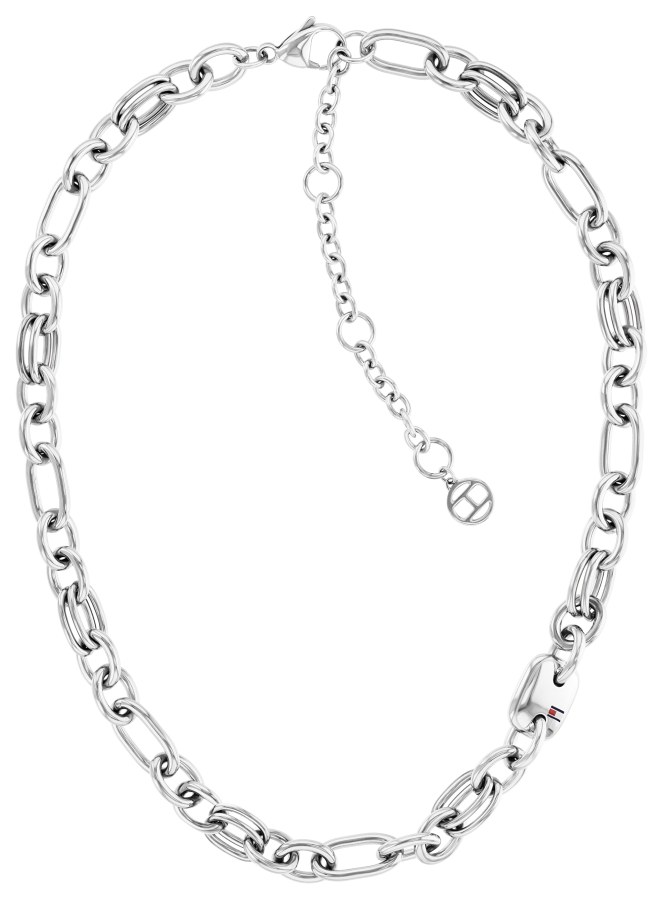 Tommy Hilfiger Masivní náhrdelník z oceli Contrast Link Chain 2780785 - Náhrdelníky