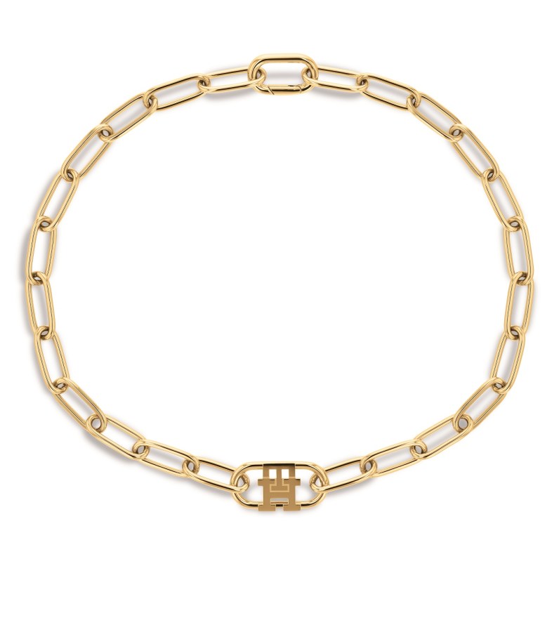 Tommy Hilfiger Módní pozlacený náhrdelník Monogram 2780721 - Náhrdelníky