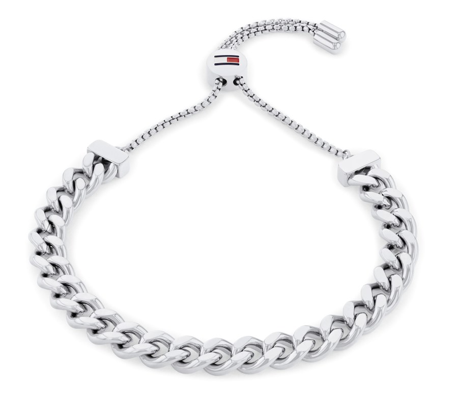 Tommy Hilfiger Slušivý ocelový náramek Sliding Chains 2780775 - Náramky Řetízkové náramky