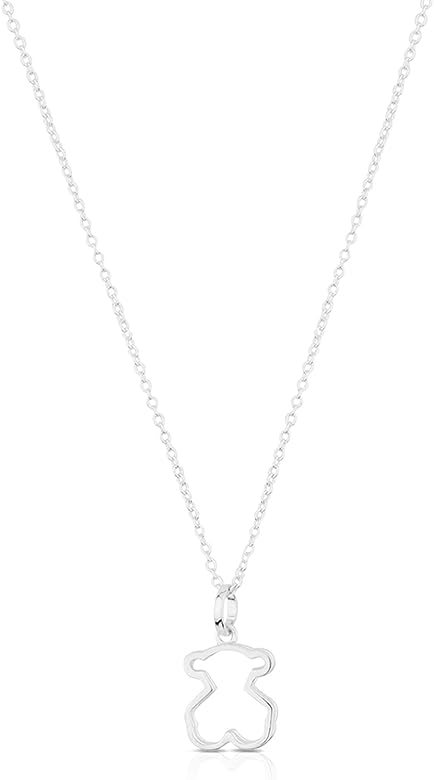Tous Půvabný stříbrný náhrdelník s medvídkem Galaxy 614784500 (řetízek, přívěsek) - Náhrdelníky