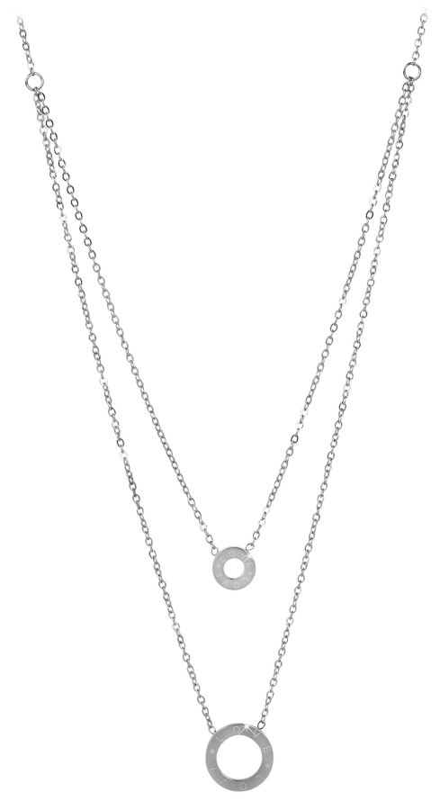 Troli Dvojitý ocelový náhrdelník - Náhrdelníky