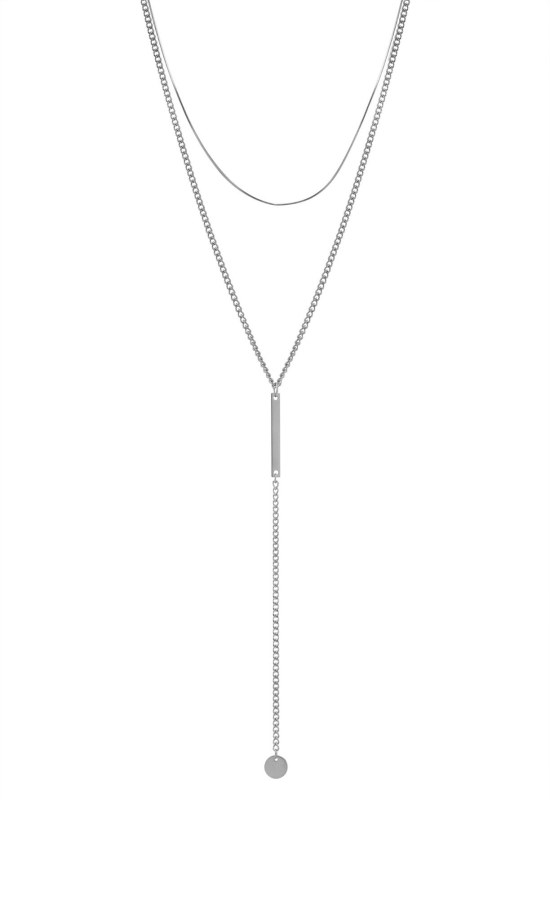 Troli Elegantní ocelový náhrdelník VGX1760S/RE - Náhrdelníky