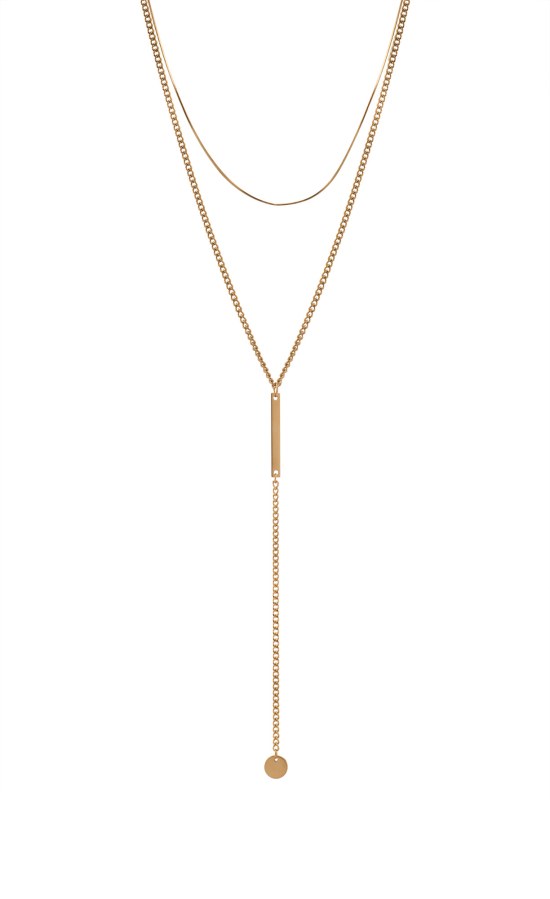 Troli Elegantní pozlacený náhrdelník VGX1760G/RE - Náhrdelníky