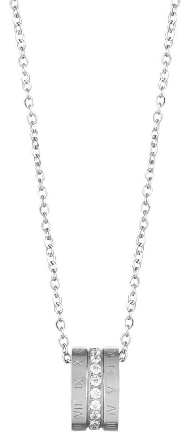 Troli Ocelový náhrdelník s něžným přívěskem - Náhrdelníky