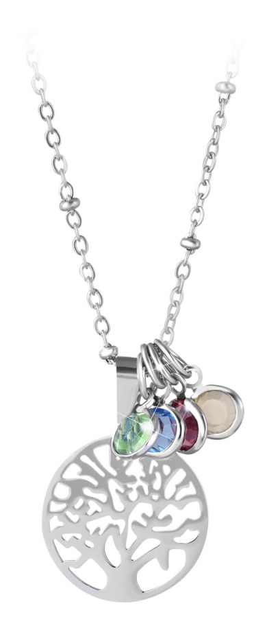 Troli Ocelový náhrdelník s vyměnitelnými přívěsky (řetízek, 5x přívěsek) 5731787