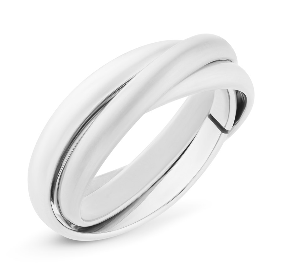 Troli Trojitý ocelový prsten KRS-247 49 mm - Prsteny Prsteny bez kamínku