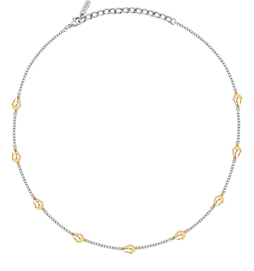 Trussardi Fashion ocelový bicolor náhrdelník pro ženy T-Design TJAXA11 - Náhrdelníky