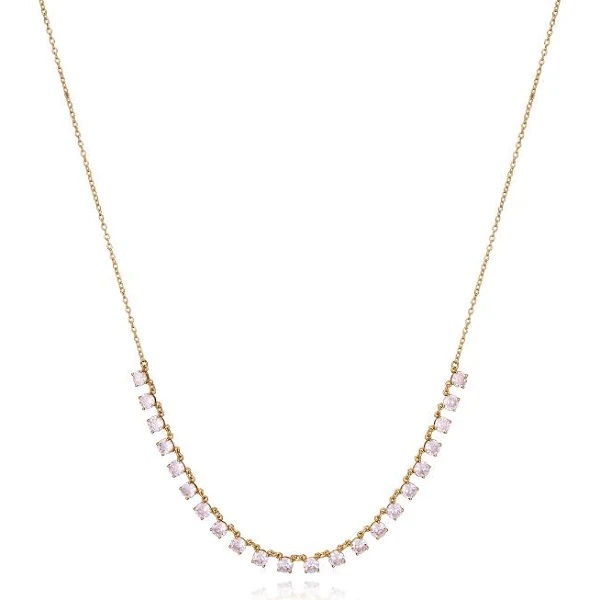 Viceroy Elegantní pozlacený náhrdelník se zirkony Elegant 13150C100-30 - Náhrdelníky