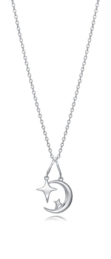 Viceroy Hravý stříbrný náhrdelník Trend 13011C000-30 (řetízek, přívěsek) - Náhrdelníky