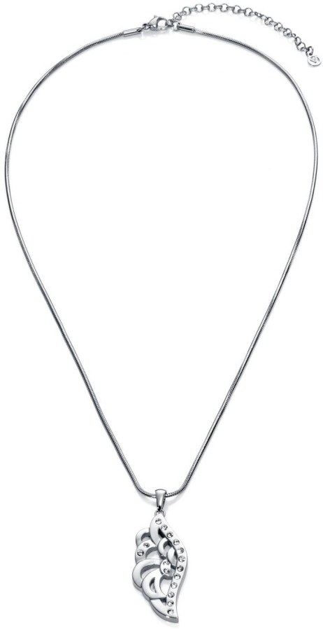 Viceroy Módní ocelový náhrdelník s přívěskem Kiss 80011C11000 - Náhrdelníky