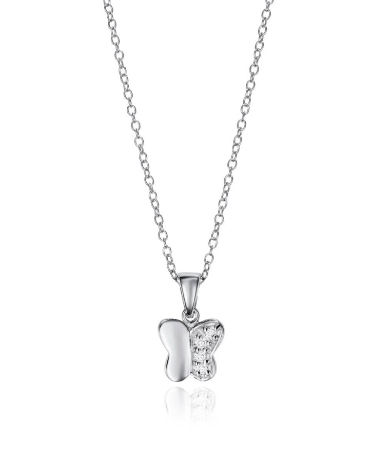 Viceroy Něžný stříbrný náhrdelník motýlek Populars 5092C000-30 - Náhrdelníky