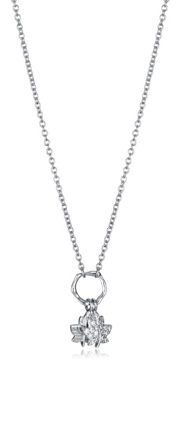 Viceroy Originální stříbrný náhrdelník s přívěsky Trend 85026C000-30 - Náhrdelníky