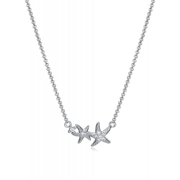 Viceroy Půvabný stříbrný náhrdelník mořské hvězdice 61074C000-38 - Náhrdelníky