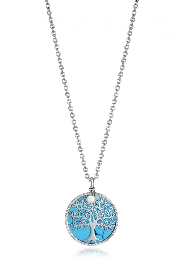 Viceroy Půvabný stříbrný náhrdelník Strom života Fashion 15064C01010 (řetízek, přívěsek) - Náhrdelníky