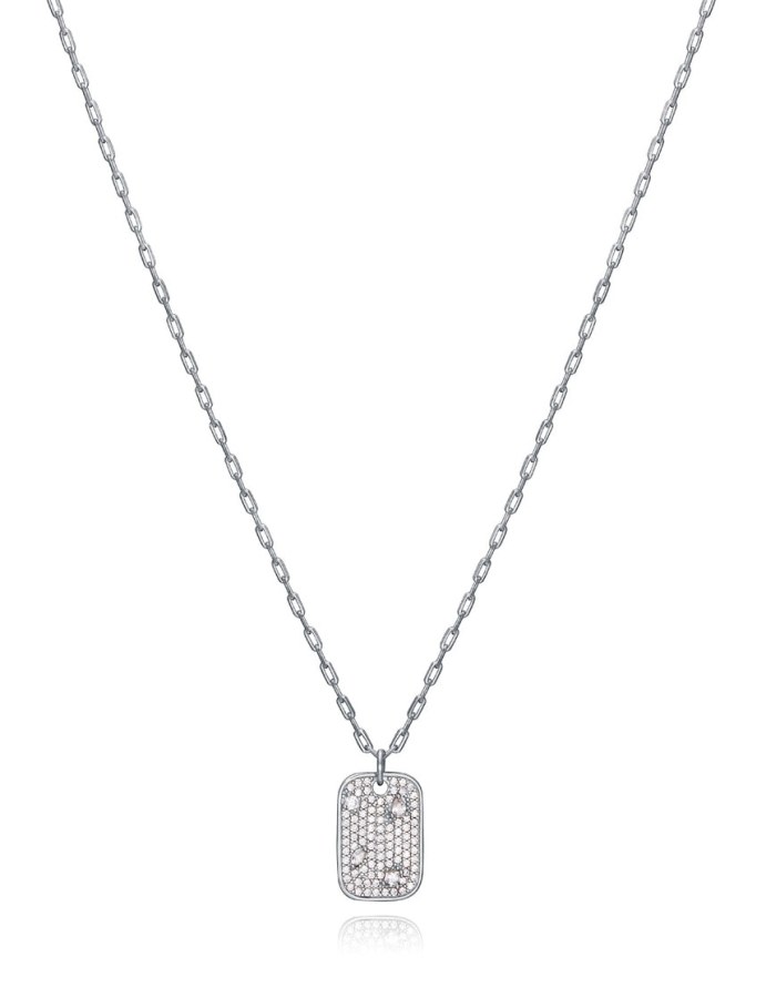 Viceroy Stříbrný náhrdelník s čirými zirkony Elegant 13178C000-30 - Náhrdelníky