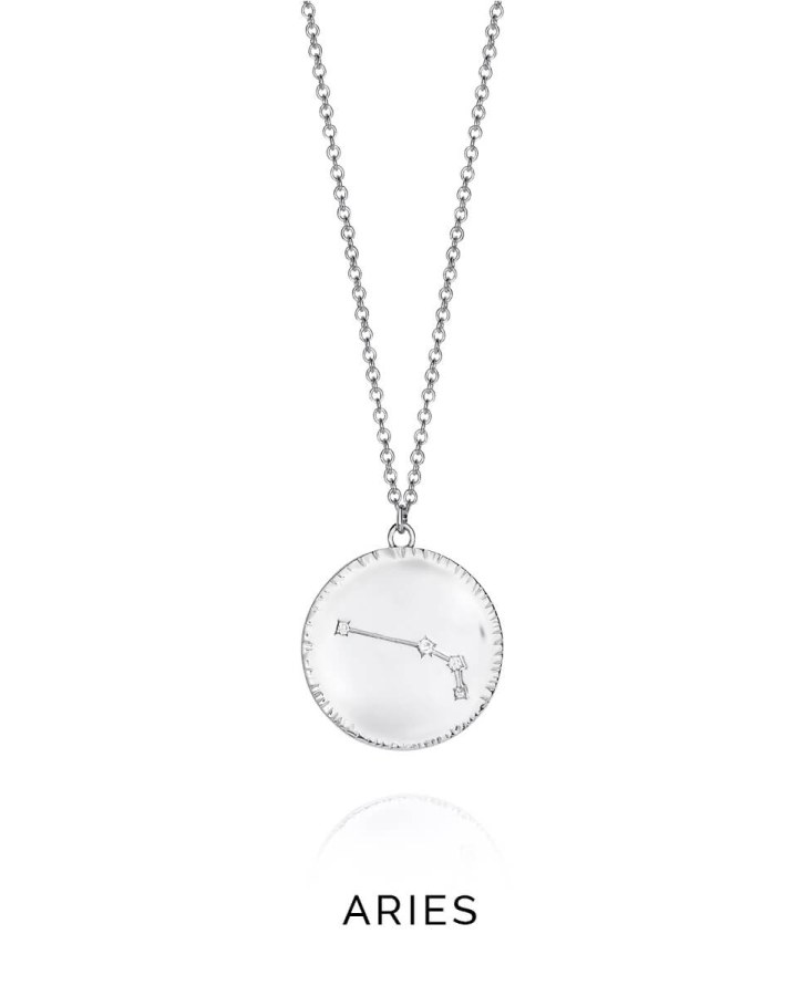 Viceroy Stříbrný náhrdelník znamení Beran Horoscopo 61014C000-38AR - Náhrdelníky