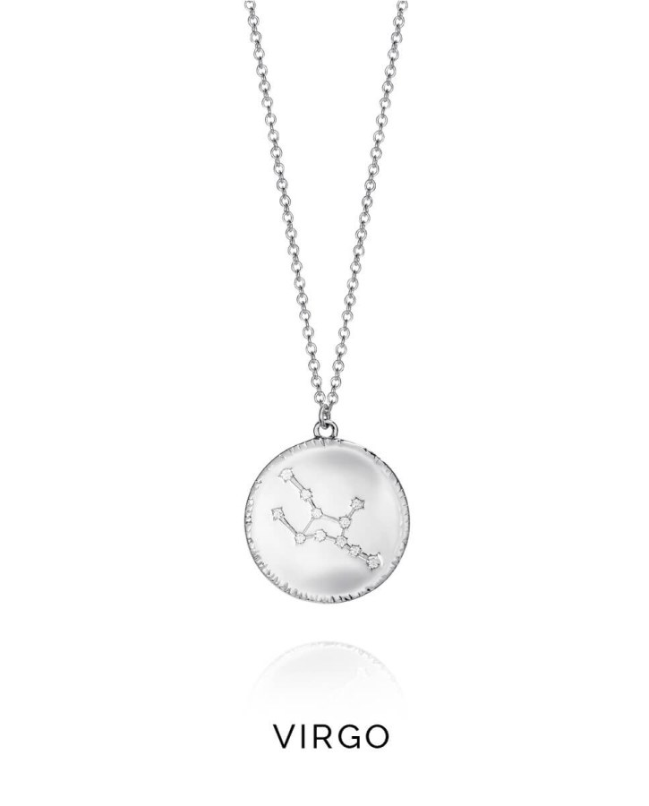 Viceroy Stříbrný náhrdelník znamení Panna Horoscopo 61014C000-38V - Náhrdelníky