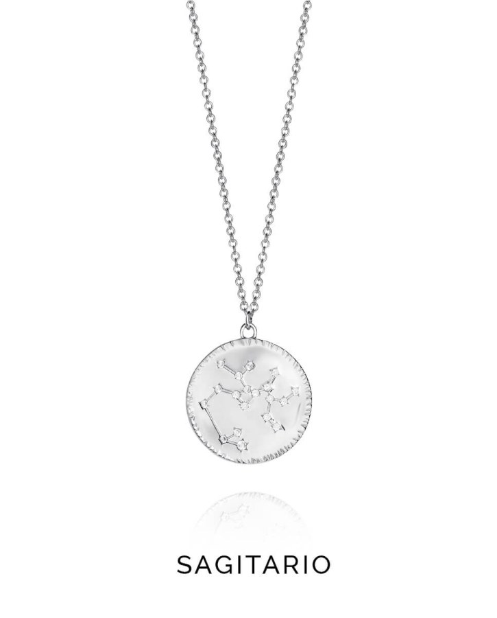 Viceroy Stříbrný náhrdelník znamení Střelec Horoscopo 61014C000-38SA - Náhrdelníky